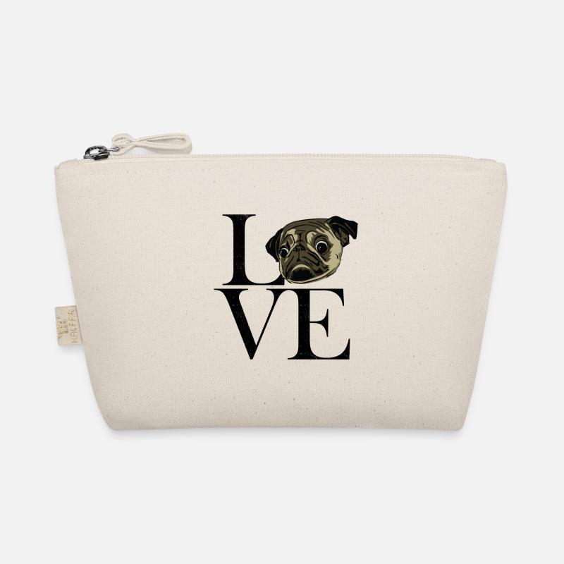 noir Pug Trousse biologique