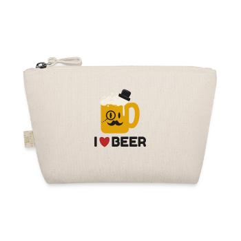 I Love Beer T-shirt - Organic Pouch - nature - Front