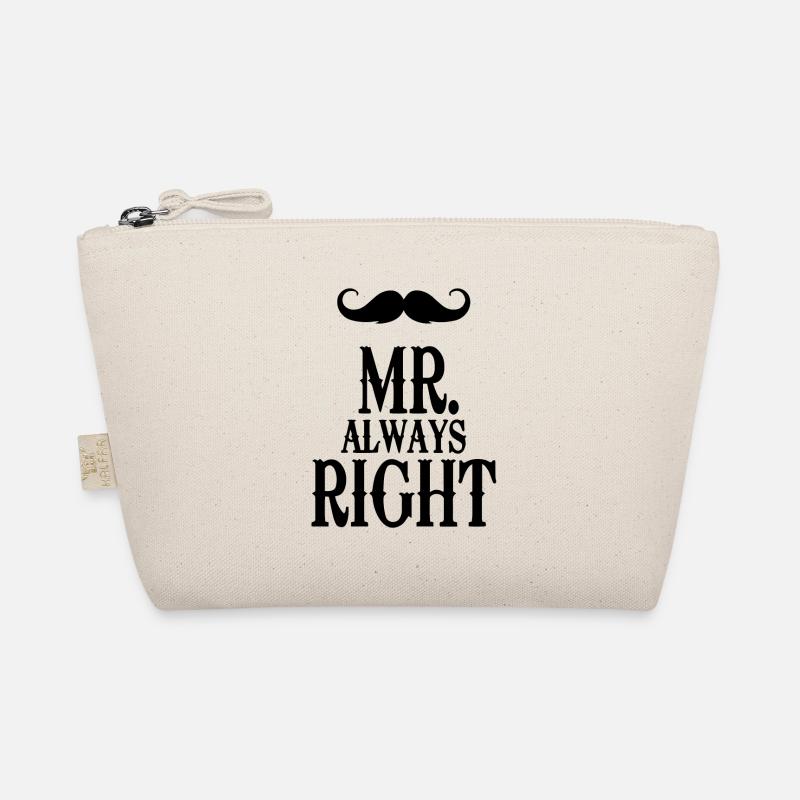 mister always right - Bio-Täschchen - Natur