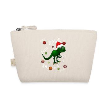 Christmas Dinosaur Rawr - Bio-Täschchen - Natur - Vorne