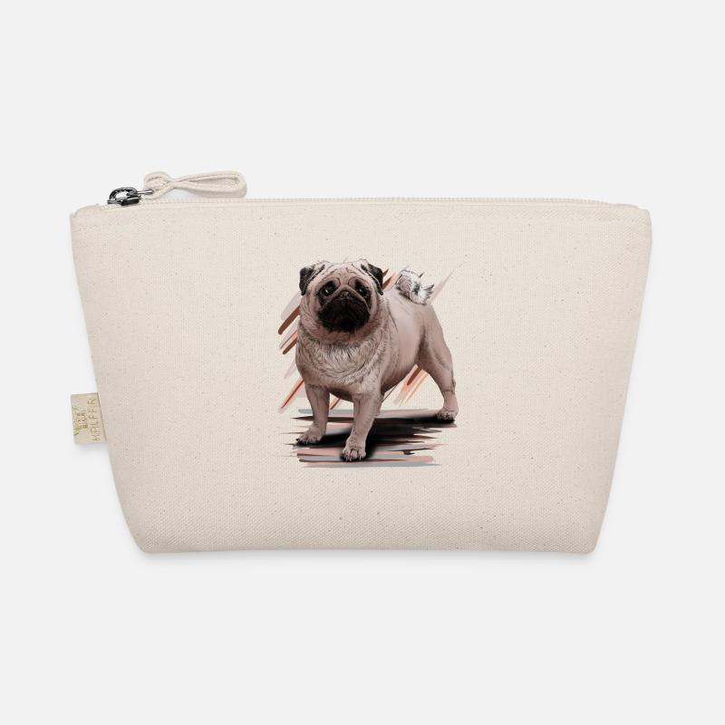 Mops - Bio-Täschchen - Natur