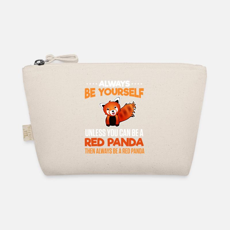 Always be yourself - Red Panda - Bio-Täschchen - Natur