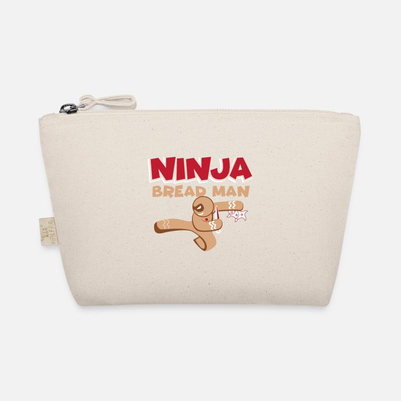 Ninja Gingerbread Man Ginga Ginja Gift Organic Pouch