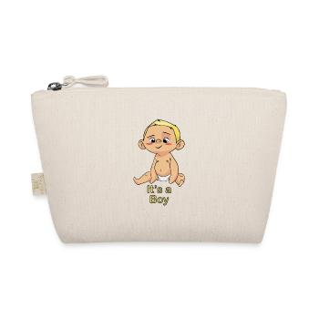 It's a boy baby - Organic Pouch - nature - Front