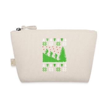 Randonnée montagnes laid de Noël Jumper - Trousse biologique - nature - Devant