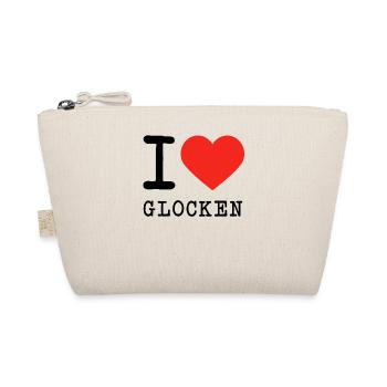 I love Glocken - Bio-Täschchen - Natur - Vorne