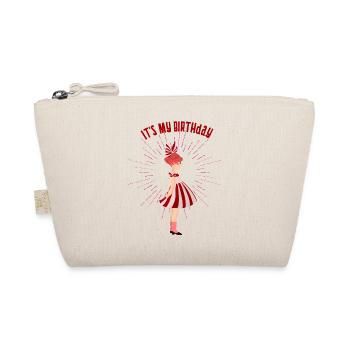poupée birthday anniversaire mignon fille fille - Trousse biologique - nature - Devant