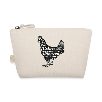 Huhn | Henne | Das leben ist besser mit Hühnern - Bio-Täschchen - Natur - Vorne