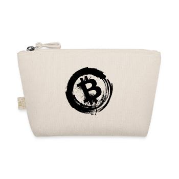 Bitcoin Design Logo - Bio-Täschchen - Natur - Vorne