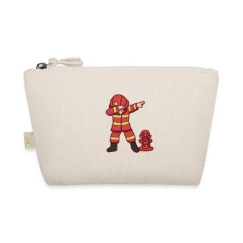 Firefighter Dab - Dabbing Firefighter - Organic Pouch - nature - Front