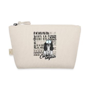 Je Suis Cocker Anglais Noir Blanc Mouche - nrFR - Trousse biologique - nature - Devant