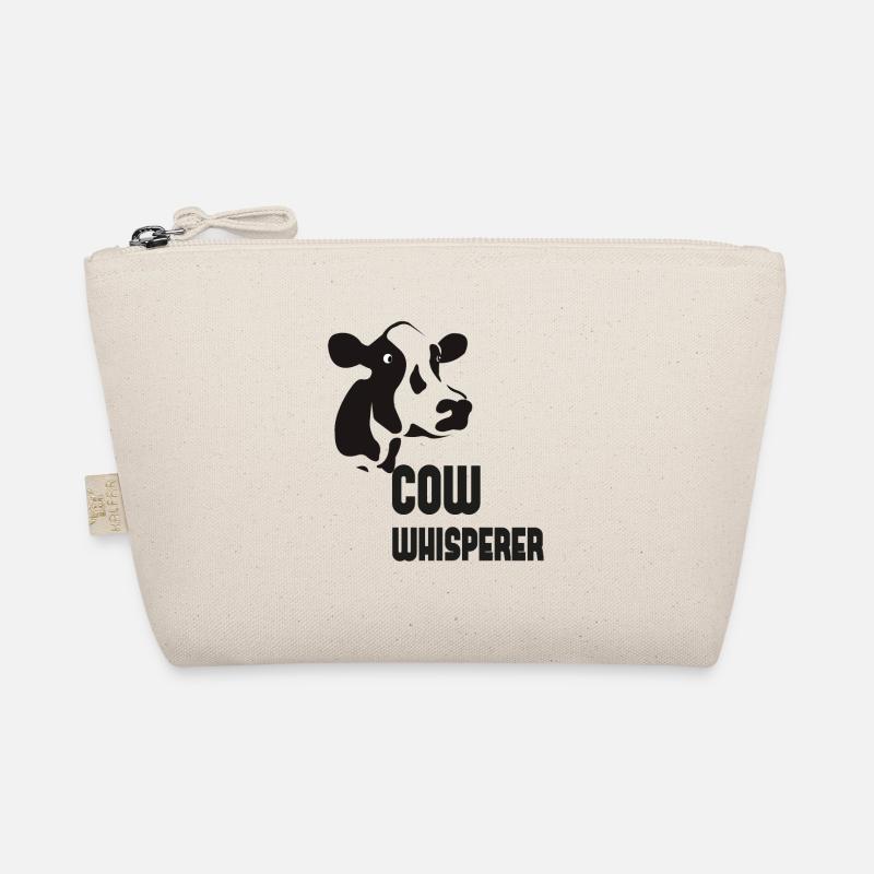 FUNNY COW WHISPERER GIFT Bio-Täschchen