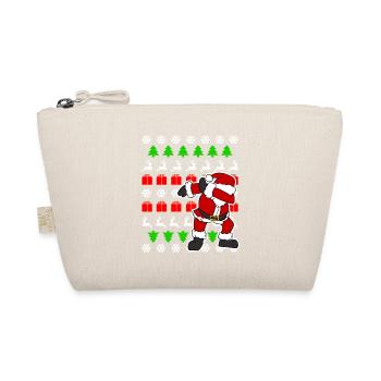 Dabbing Santa Ugly Pull Noël Noël drôle - Trousse biologique - nature - Devant