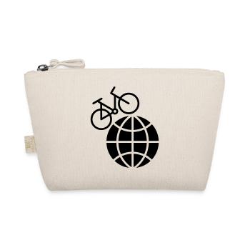 Fahrrad um die Welt - Bio-Täschchen - Natur - Vorne