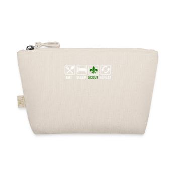 Eat Sleep Scout Repeat - Bio-Täschchen - Natur - Vorne