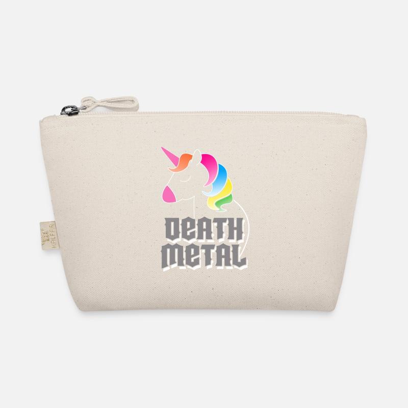 Death Metal Unicorn - Bio-Täschchen - Natur