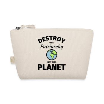 Feminisme Feminist - Destroy Patriarchy - Organic Pouch - nature - Front