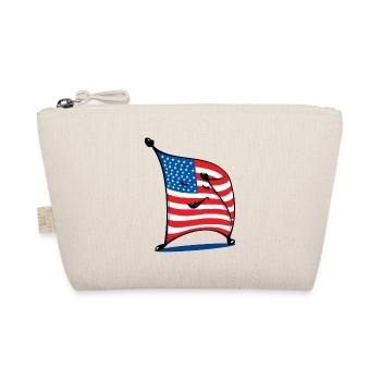 Tamponnant USA flag cadeau humoristique drôle Patriot - Trousse biologique - nature - Devant