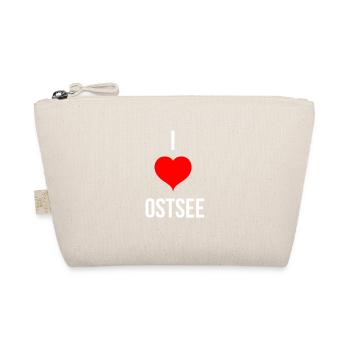 I LOVE OSTSEE - Bio-Täschchen - Natur - Vorne