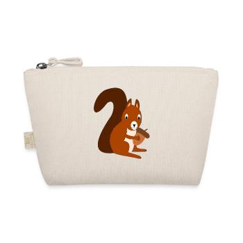 dessin écureuil mignon drôle doux de bande dessinée - Trousse biologique - nature - Devant