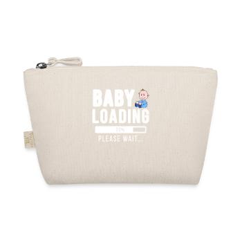 Baby loading ... please wait! | Baby shirt - Organic Pouch - nature - Front