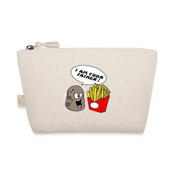 Star potato pommes frites wars father gift - Organic Pouch - nature - Front