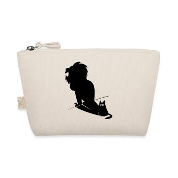 Furry Cat & Lion Shadow Design - Bio-Täschchen - Natur - Vorne