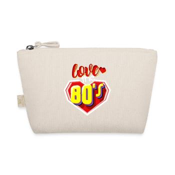 Liebe die 80er Jahre - Bio-Täschchen - Natur - Vorne