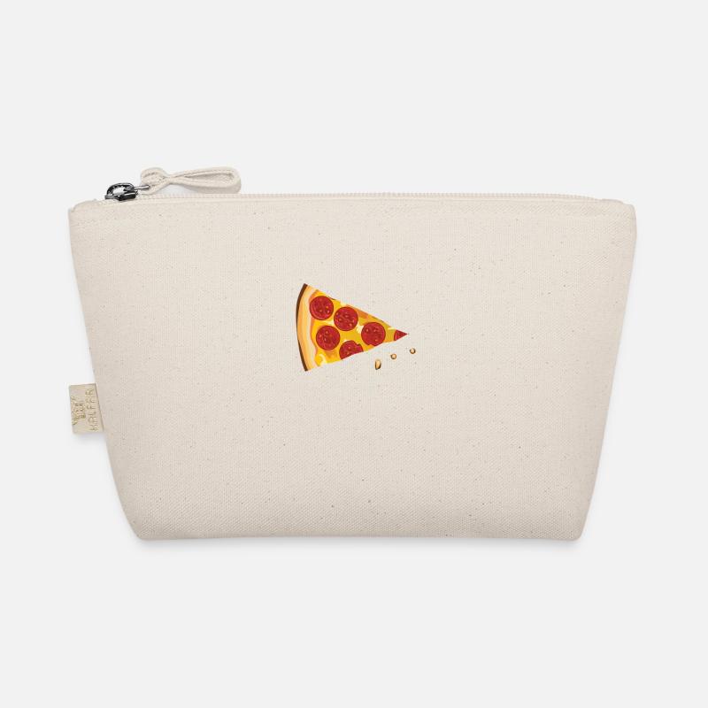 Pizza Slice Design Pizza Gift Idea Salami Organic Pouch