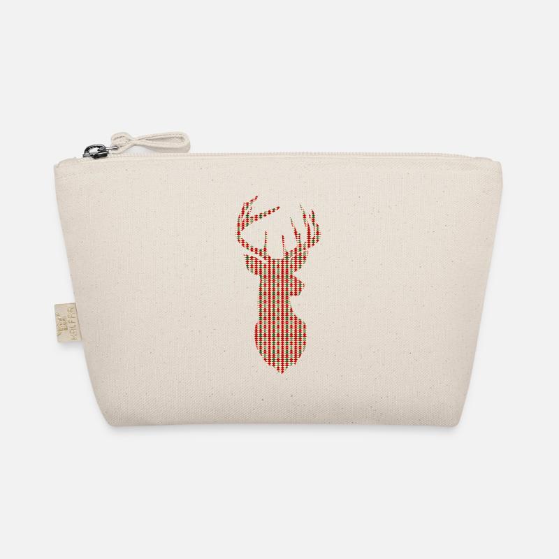 cerfs communs de Noël - Géométrie Design arbre de Noël Trousse biologique