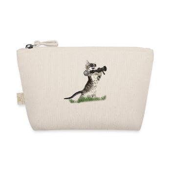Bazooka Cat - Cool Cat avec des lunettes de soleil d'aviateur - Trousse biologique - nature - Devant