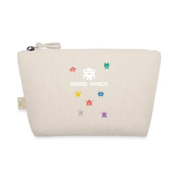 game area pixel nerd pc konsole retro gamer Monste - Organic Pouch - nature - Front