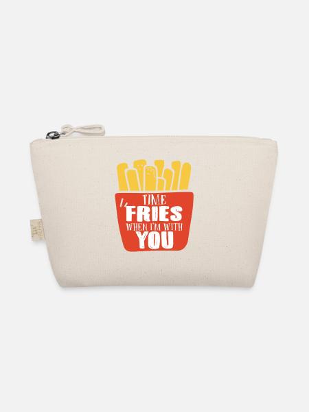Time Fries with you | Zeit steht still - Bio-Täschchen - Natur