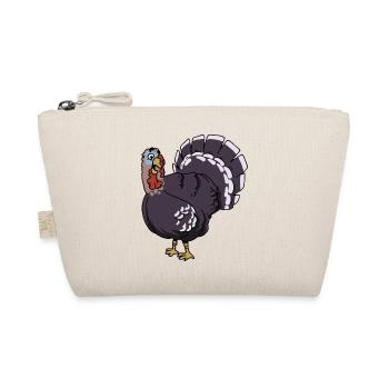turkey turkey turkeycock gobbler - Organic Pouch - nature - Front