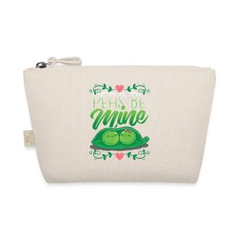 Valentine's day Vegan Vegetarian gardeners gift - Organic Pouch - nature - Front