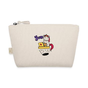 Unicorn astronaut space gift pony idea red - Organic Pouch - nature - Front