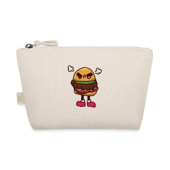 Burger Dampf ablassen Geschenk Geschenk fettig - Bio-Täschchen - Natur - Vorne