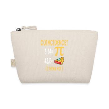 3.14 Pi Pie Coincidence Math Symbols-I Think Not - Organic Pouch - nature - Front