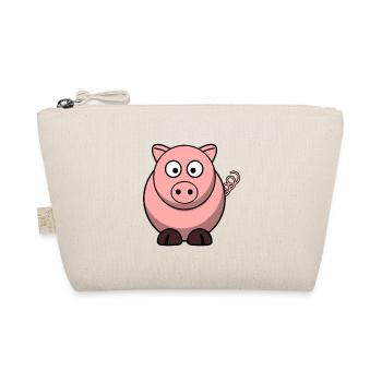 Schwein Cartoon - Trousse biologique - nature - Devant