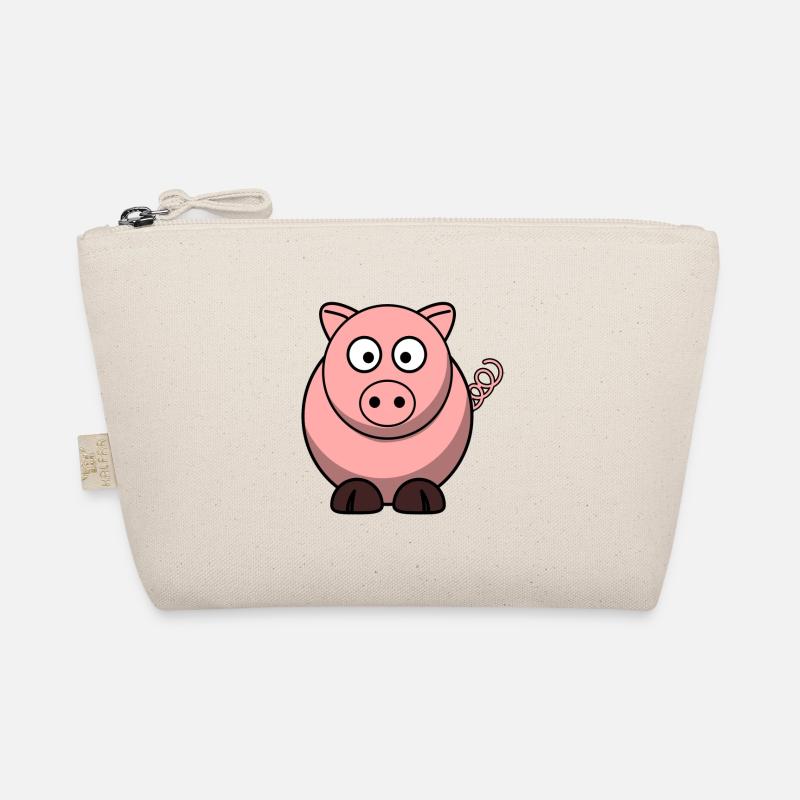 Schwein Cartoon Bio-Täschchen