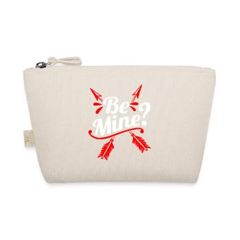 Shop Will You Be Mine Valentines Gift Design - Bio-Täschchen - Natur - Vorne