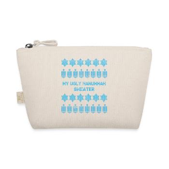 Ugly Hanukkah, Chanukkah, Lichterfest, Geschenk - Bio-Täschchen - Natur - Vorne