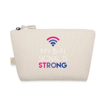 Bi-Fi - Bisexual - Gay Pride - Bi - Gift - Organic Pouch - nature - Front