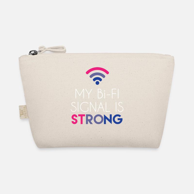 Bi-Fi - Bisexual - Gay Pride - Bi - Geschenk - Bio-Täschchen - Natur