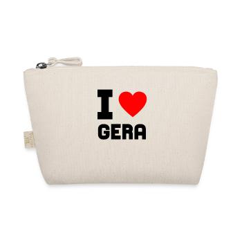 I Love Gera Thuringia Gift idea hometown - Organic Pouch - nature - Front
