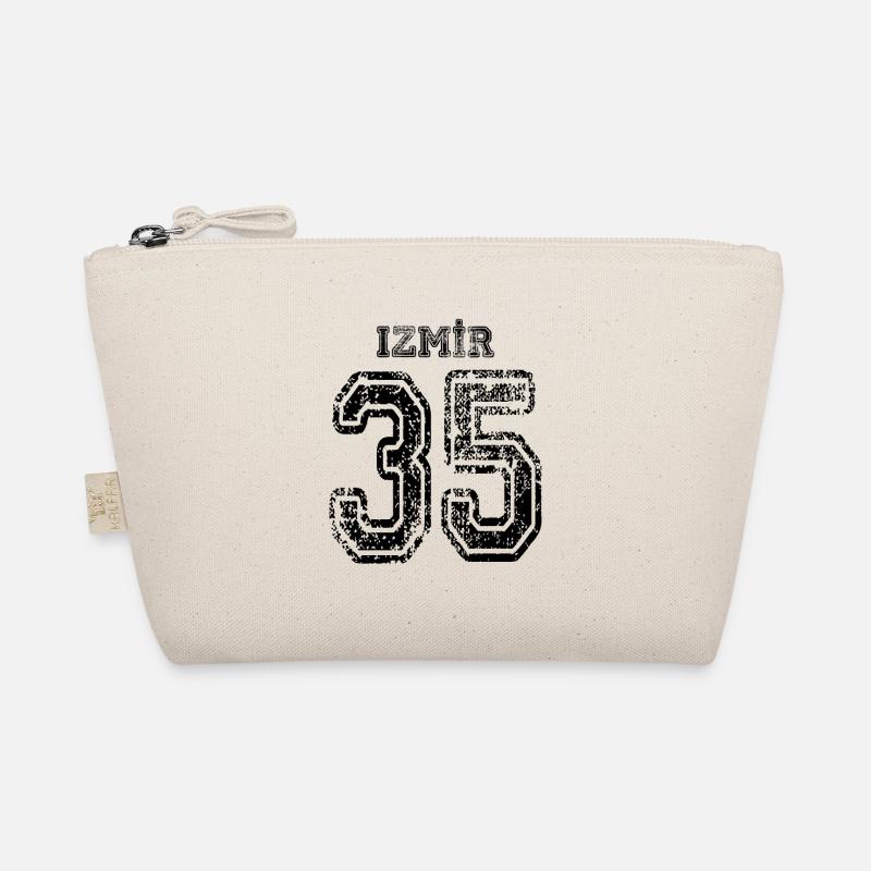 35 Izmir Turkish license plate as a gift Organic Pouch