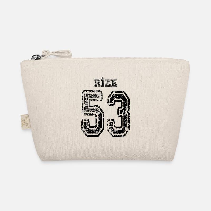 53 Rize Türkisches Nummernschild als Geschenk Bio-Täschchen