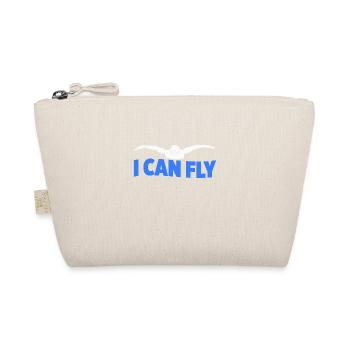 I Can Fly Swimming Butterfly Swimmer Cool Sports - Organic Pouch - nature - Front