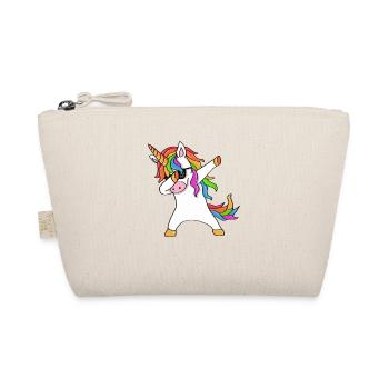 Dab Unicorn Dabbing Unicorn Sweet Funny Dance - Organic Pouch - nature - Front