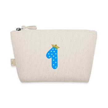 Erster Geburtstag Geschenk Junge Boy Baby first - Bio-Täschchen - Natur - Vorne